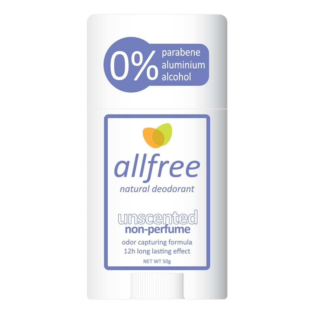 Kokusuz Doğal Stick Deodorant Allfree Natural 50g