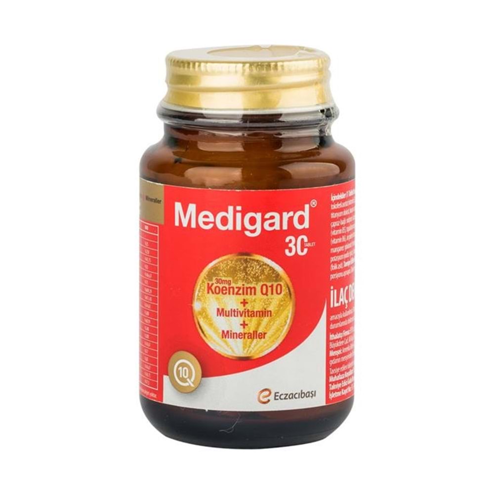 Multivitamin Gıda Takviyesi Medigard 30 Tablet