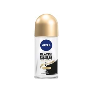 Roll-On Deodorant Nivea Black-White Invisible İpeksi Pürüzsüzlük 50ml