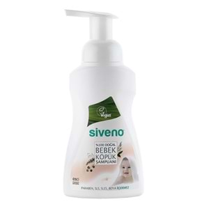 Köpüklü Doğal Bebek Şampuanı Siveno 250ml