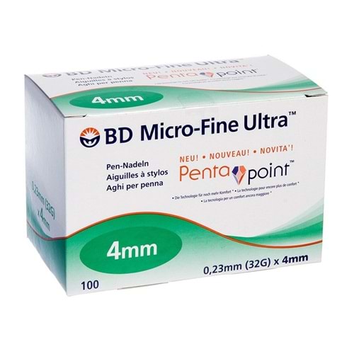 Steril İğne BD Micro-Fine Pentapoint 320497 32G 0.23x4mm 100lü