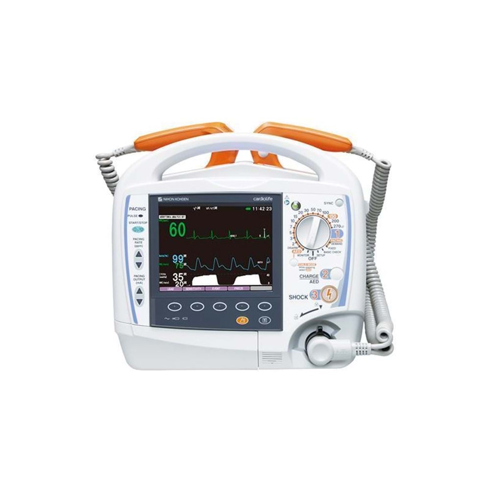 İkinci El Monitörlü Defibrilatör Nihon Kohden Cardiolife TEC-5521K