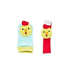 Çıngıraklı Çorap-Bileklik Seti Babyjem ART-471 Civciv