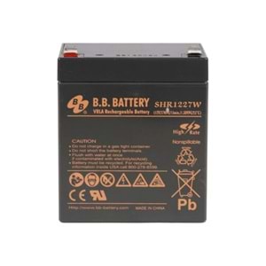 12Volt 27WPC Batarya B.B.Battery SHR1227W