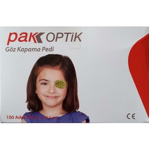 Yapışkanlı Göz Kapama Bandı Pak Optik 100lü