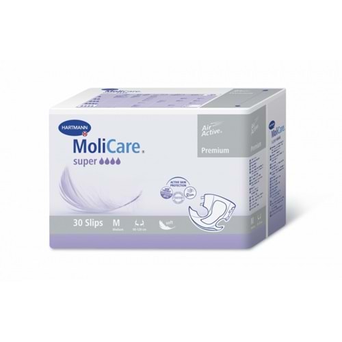 Bağlamalı Hasta Bezi Molicare Premium Soft Super 169650 Medium 30lu