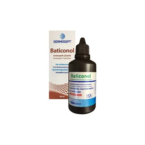 Sıvı Dezenfektan Dermosept Baticonol 100ml