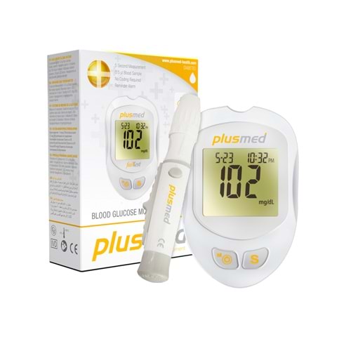 Kan Şekeri (Glikoz) Ölçer Plusmed Fasttest PM-100