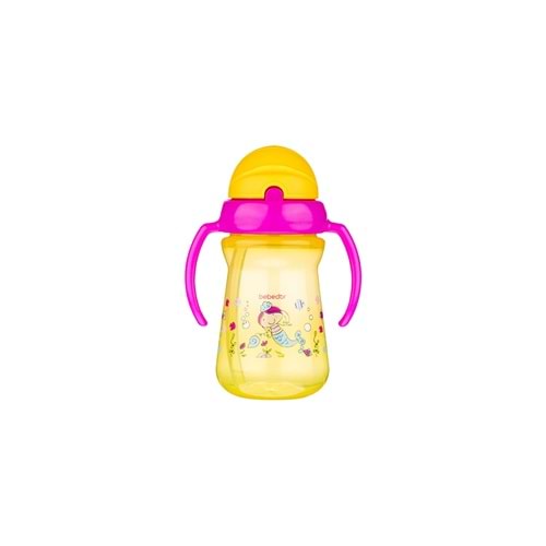 Pipetli Mini Alıştırma Bardağı Bebedor 9504 Sarı 180ml