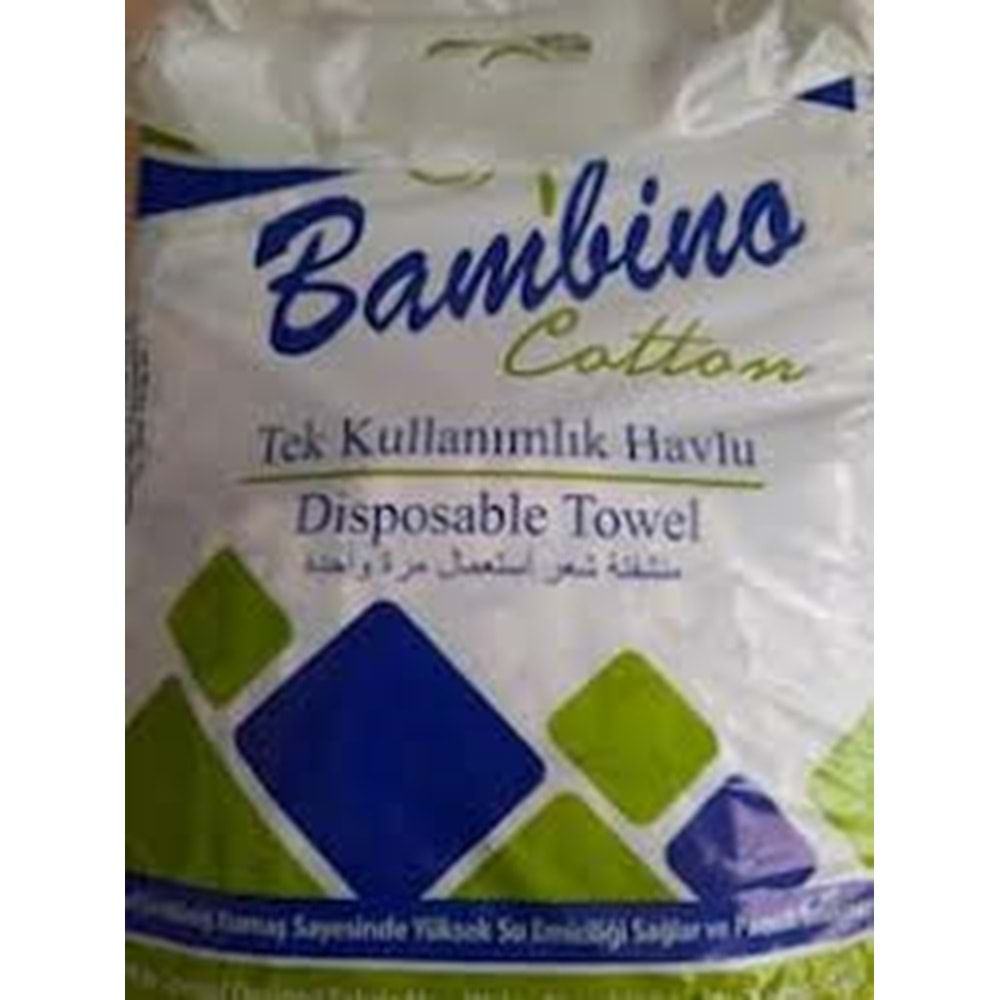 Disposable Havlu Bambino Cotton 100Lü